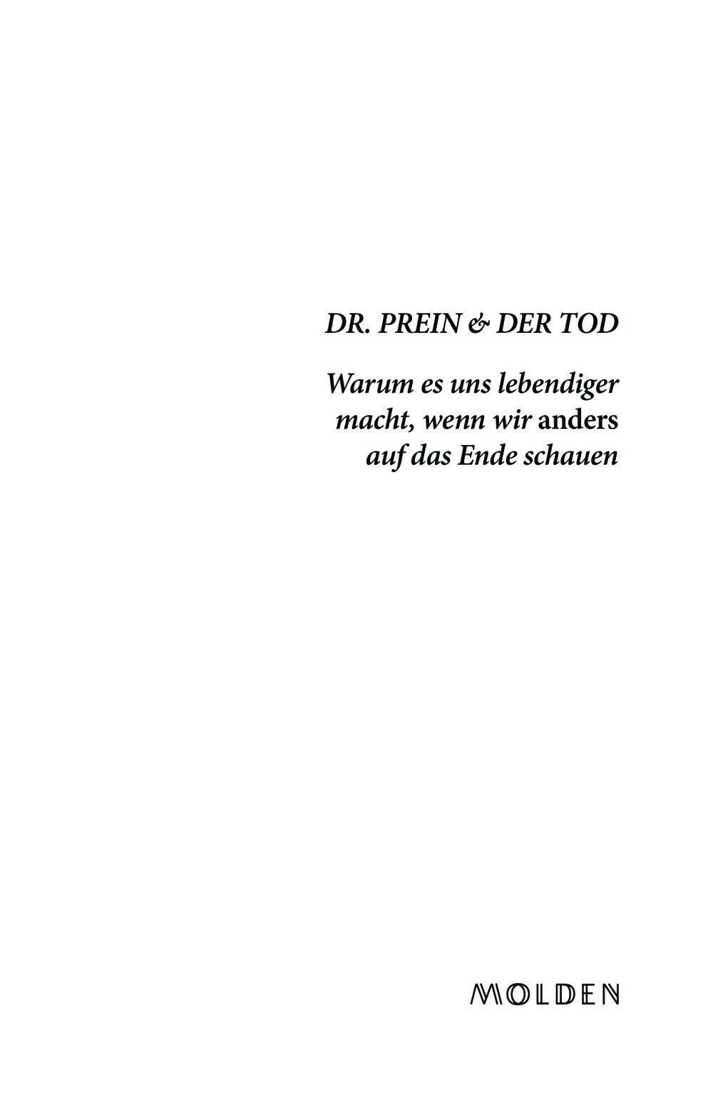 9783222150753 - Dr. Prein & der Tod