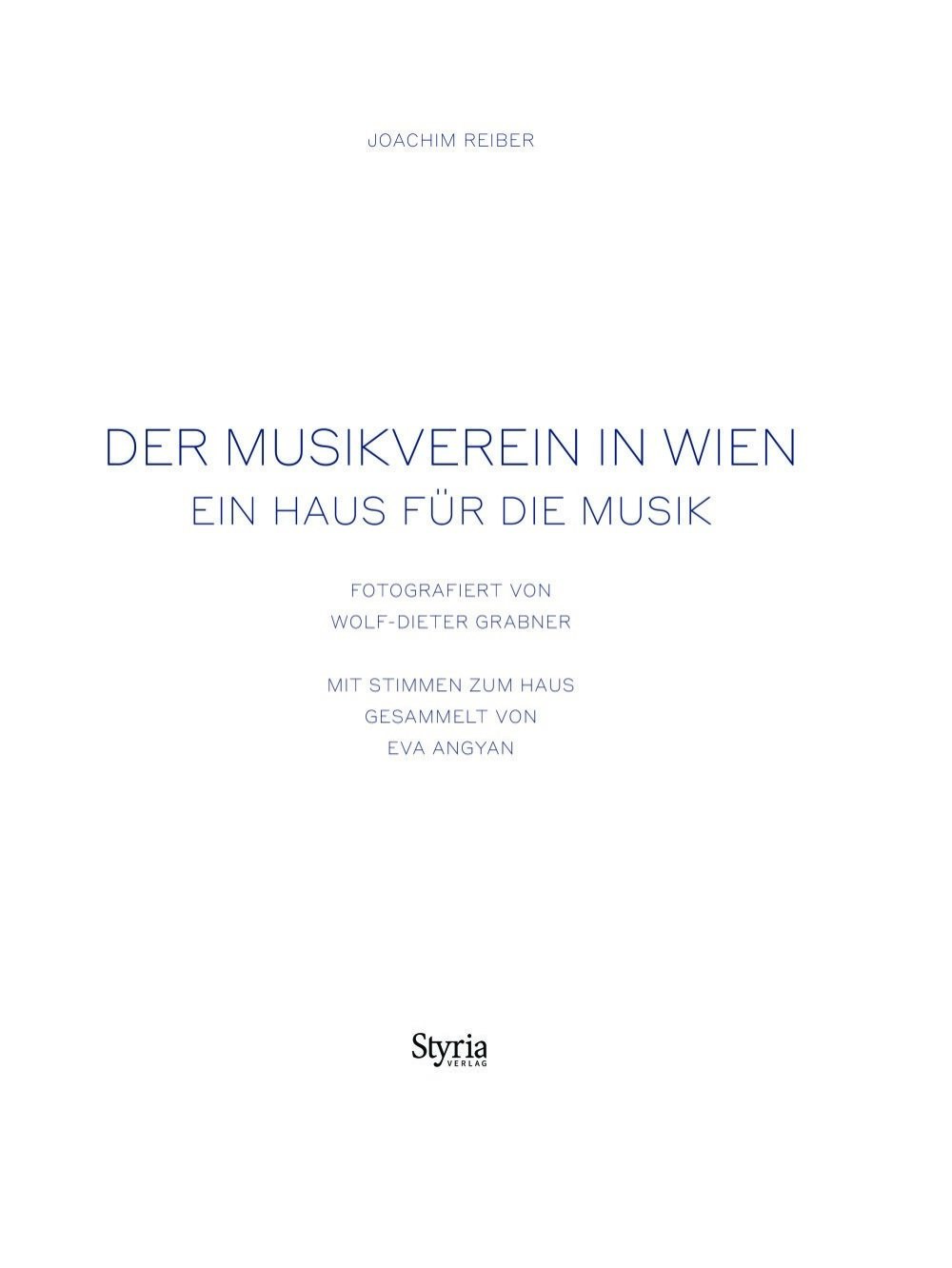 9783222136474 - Der Musikverein in Wien