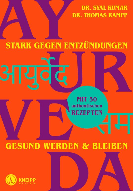 Cover des Buches "Ayurveda" von Dr. Syal Kumar und Dr. Thomas Rampp.