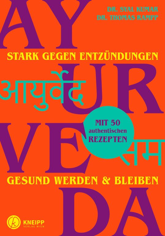 Cover des Buches "Ayurveda" von Dr. Syal Kumar und Dr. Thomas Rampp.