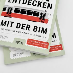Produktfoto von "Wien entdecken mit der Bim" vor weißem Hintergrund