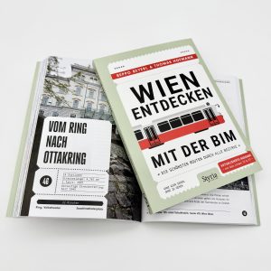 Produktfoto von "Wien entdecken mit der Bim" vor weißem Hintergrund