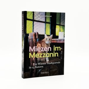 Produktfoto von "Miezen im Mezzanin" vor weißem Hintergrund