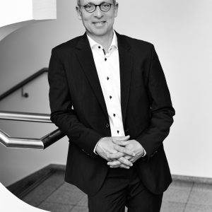 Schwarz Weiß Portrait von Hubert Trübel