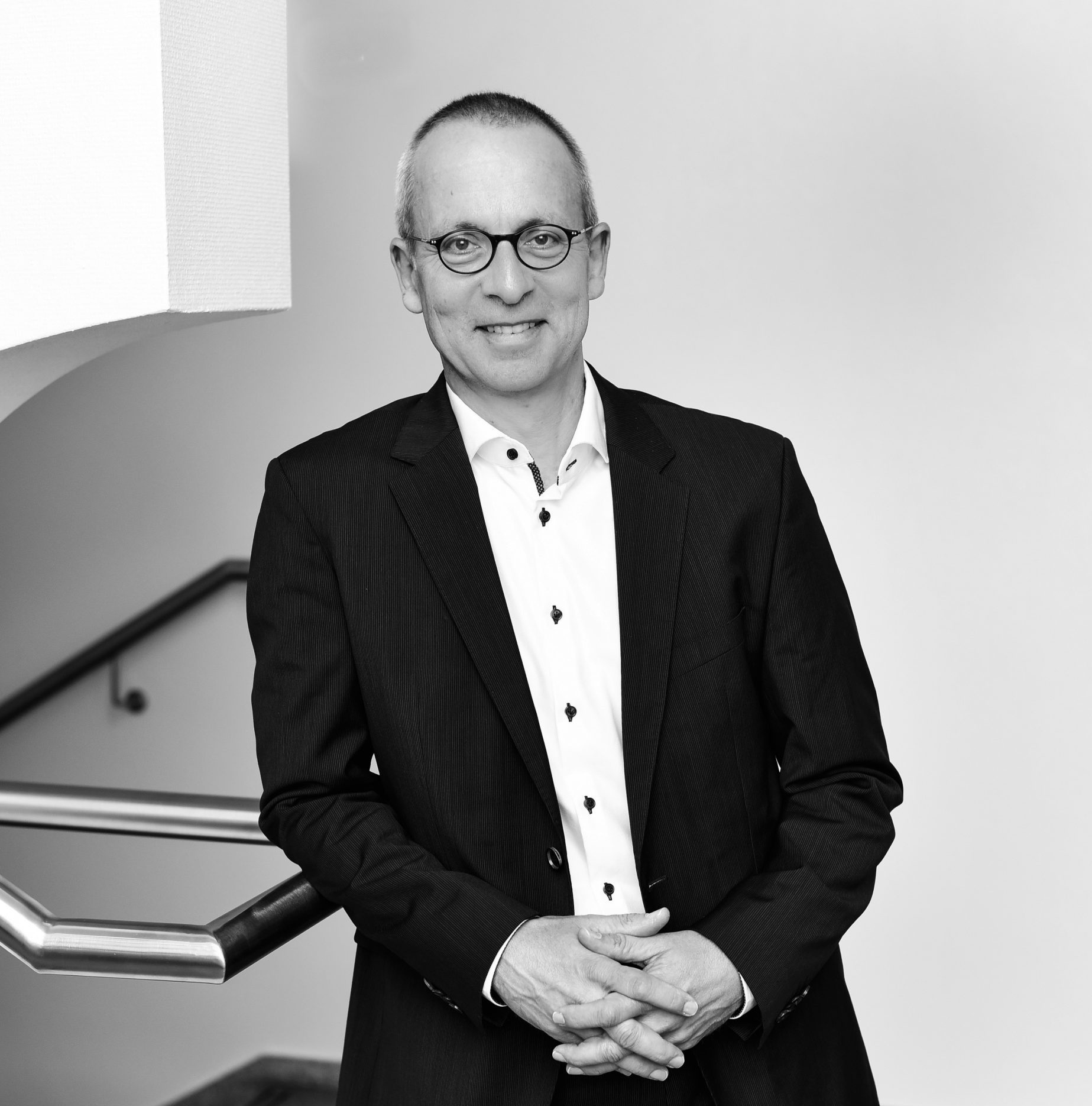 Schwarz Weiß Portrait von Hubert Trübel