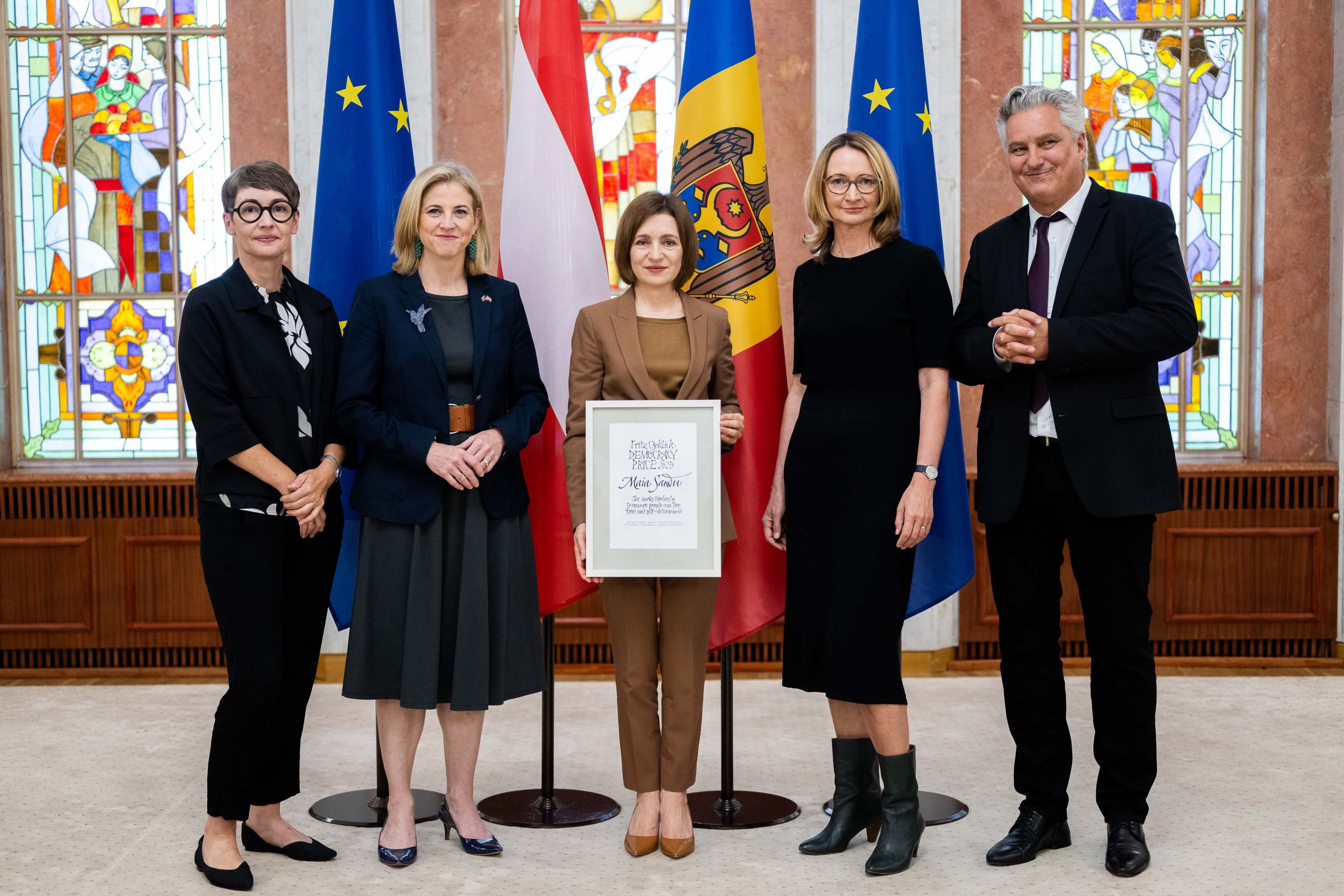Foto von der Preisübergabe