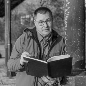 Schwarz weiß Portrait von Georg Lux