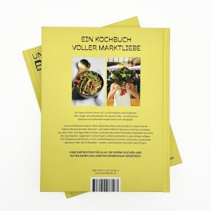 Produktfoto von "Unser Bauernmarkt-Kochbuch" vor weißem Hintergrund