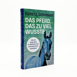 Produktfoto von "Das Pferd, das zu viel wusste" vor weißem Hintergrund