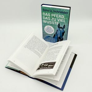 Produktfoto von "Das Pferd, das zu viel wusste" vor weißem Hintergrund