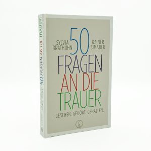 Produktfoto von "50 Fragen an die Trauer" vor weißem Hintergrund