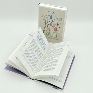 Produktfoto von "50 Fragen an die Trauer" vor weißem Hintergrund