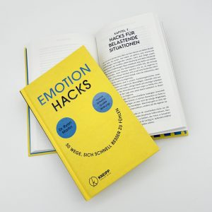 Produktfoto von "Emotion Hacks" vor weißem Hintergrund