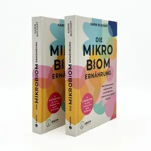 Produktfoto von "Die Mikrobiom-Ernährung" vor weißem Hintergrund