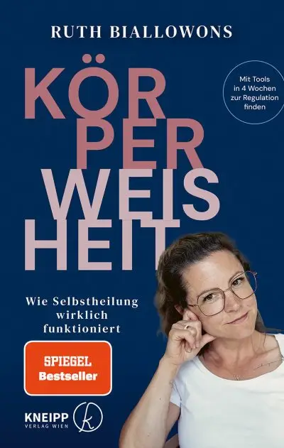 Cover des Buches "Körperweisheit" mit Spiegel Besteller Button