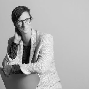 Schwarz weiß portrait von Stefanie Jaksch