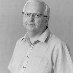 Schwarz weiß Portrait von Hannes Leidinger