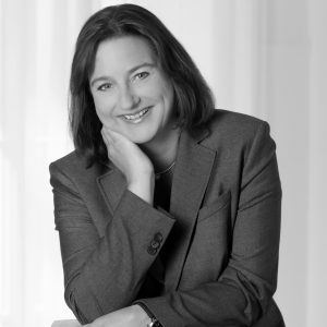 Schwarz weiß Portrait von Isa Schlott