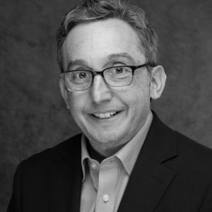 Schwarz weiß Portrait von Michael S. Okun