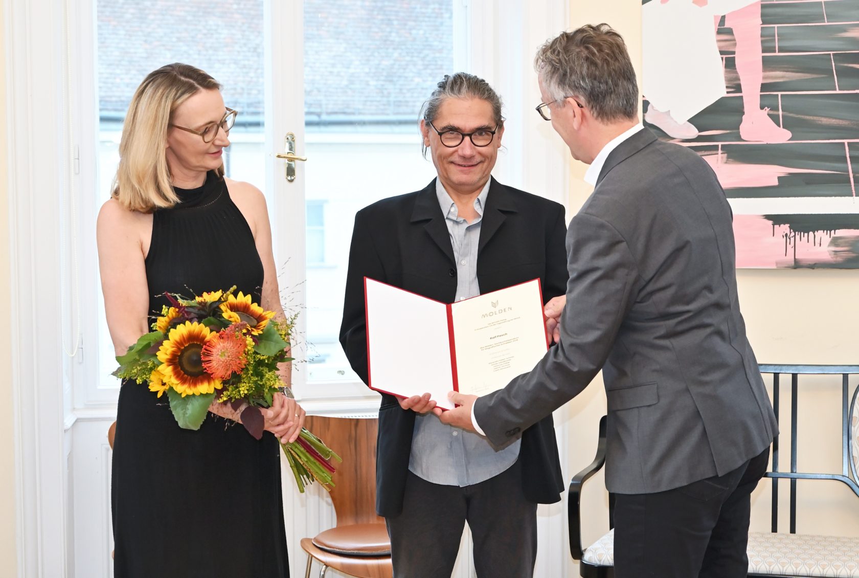 Elisabeth Stein-Hölzl, Preiträger Ralf Pasch, Matthias Opis