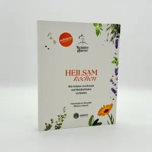 Produktfoto von "Heilsam Kochen" vor weißem Hintergrund