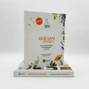 Produktfoto von "Heilsam Kochen" vor weißem Hintergrund