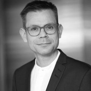 Schwarz weiß Portrait von Jan Thora